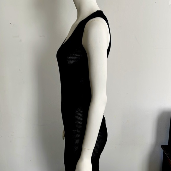 90s Helmut lang  knit dress . Detailed seaming and color blocking details . - Picture 5 of 6